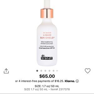 Dr. Brandt Sun Liquid SPF 50